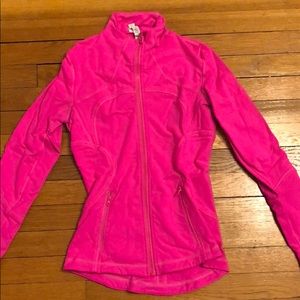 Hot pink awesome jacket by Lululemom. Size 4.